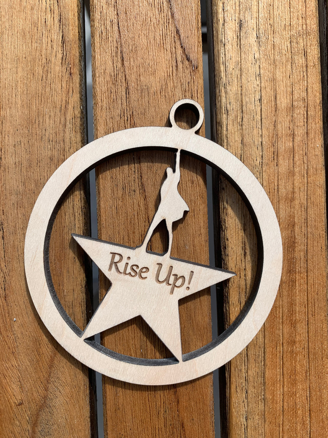 Hamilton Ornament Rise Up
