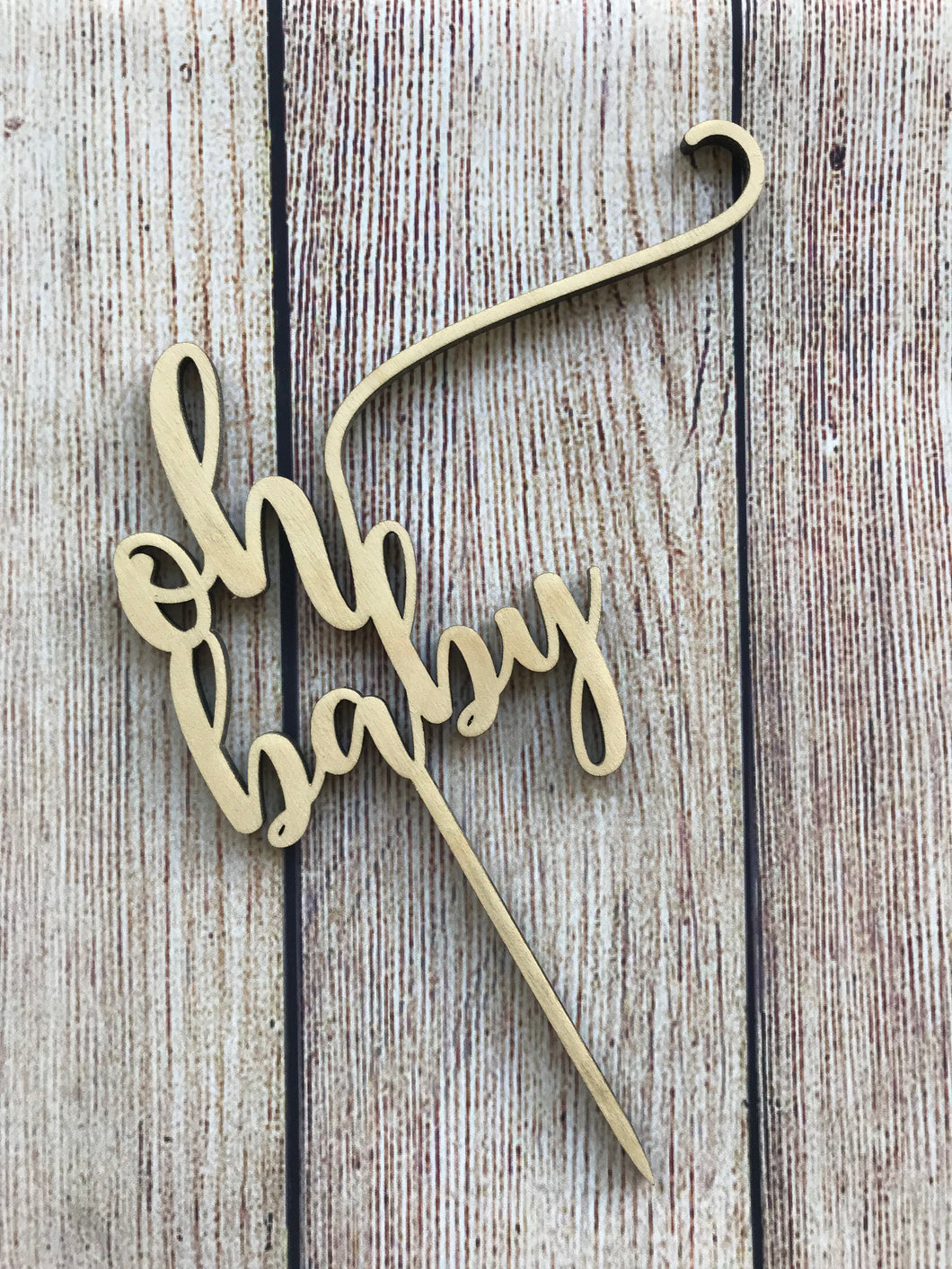 Oh Baby Baby Shower Cake Topper