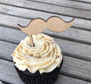 Mustache Cupcake Topper