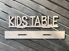 Load image into Gallery viewer, Rustic Kids Table Sign
