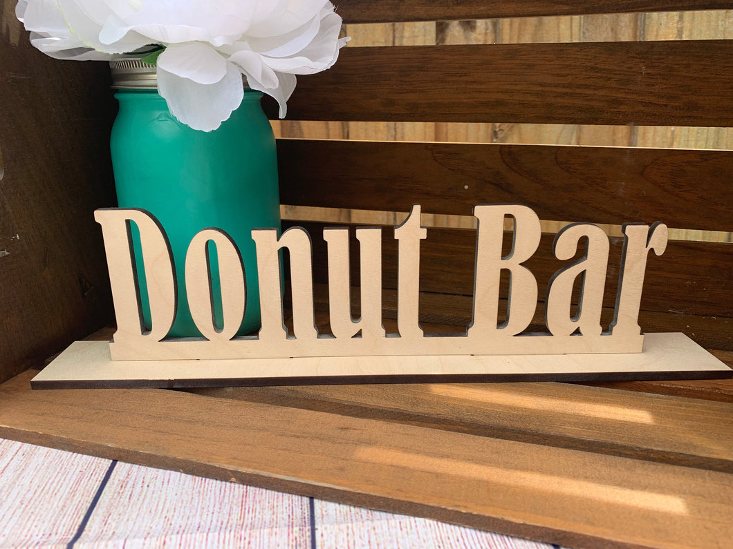 Donut Bar Sign