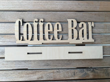 Load image into Gallery viewer, Coffee Bar Wood Sign
