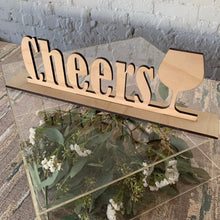 Load image into Gallery viewer, Wood Cheers Wedding Sign
