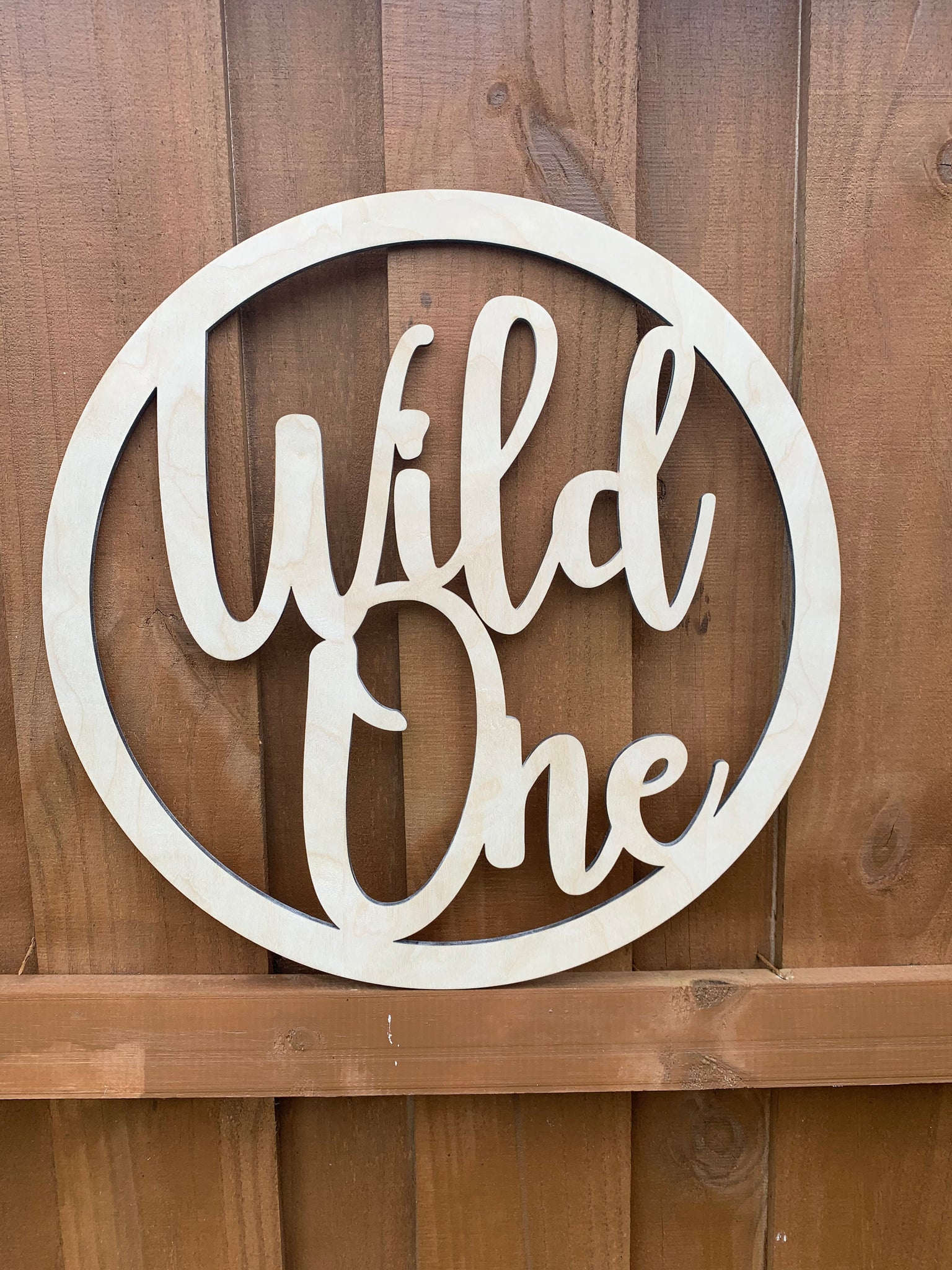 Wild One Sign – Birch and Belle