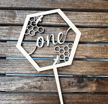 Load image into Gallery viewer, Honeycomb Cake Topper
