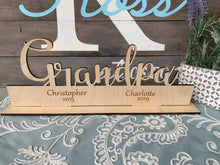 Load image into Gallery viewer, Grandfather Mantle Sign
