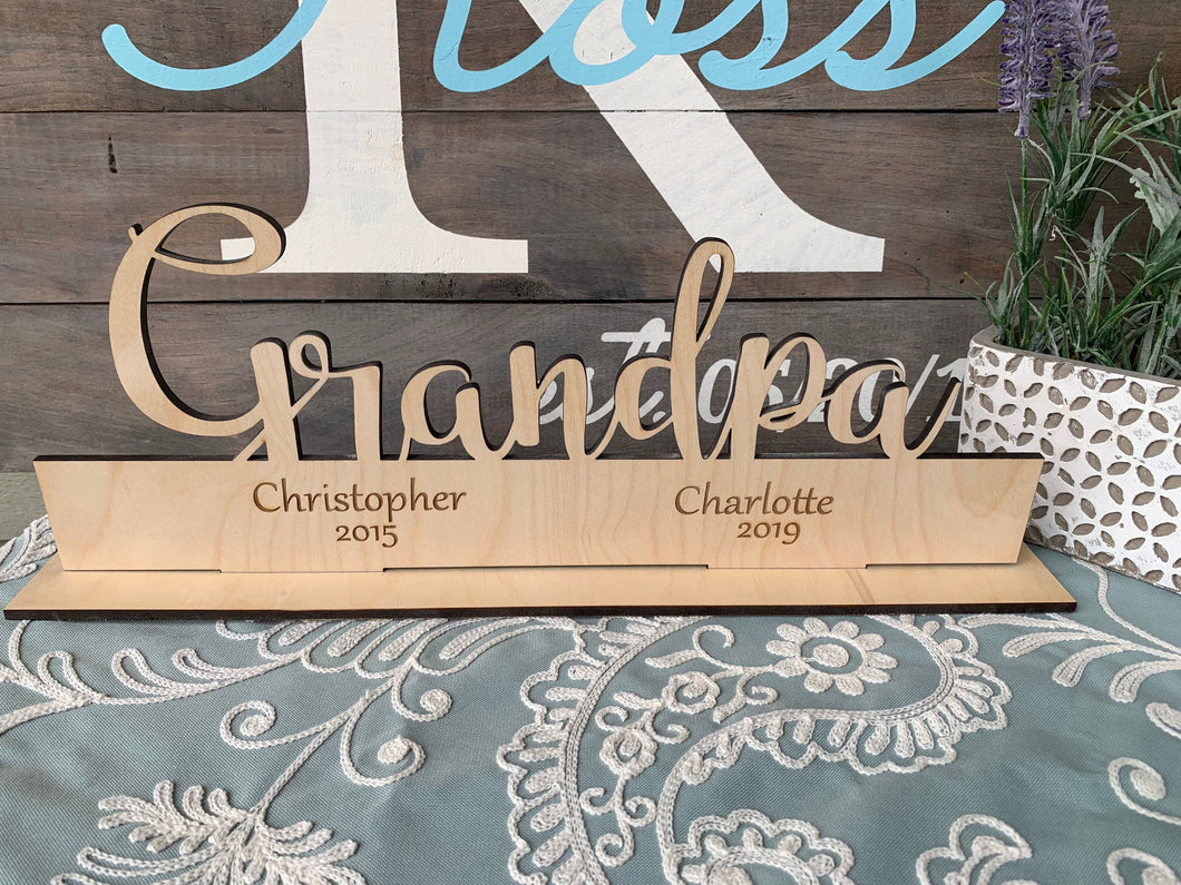 Grandfather Mantle Sign