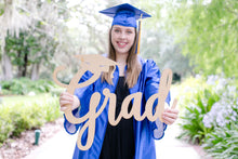 Load image into Gallery viewer, Wooden Grad Sign
