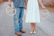 Load image into Gallery viewer, Bride and Groom Chair Signs
